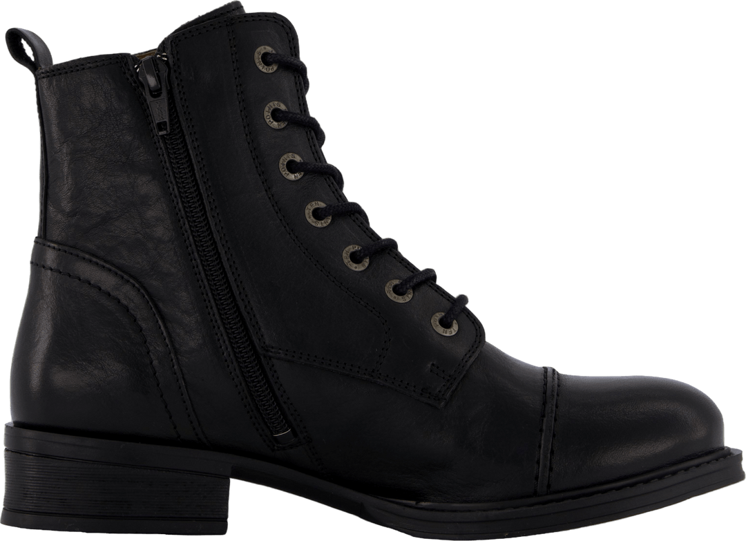 Bottes à lacets Pandora noires