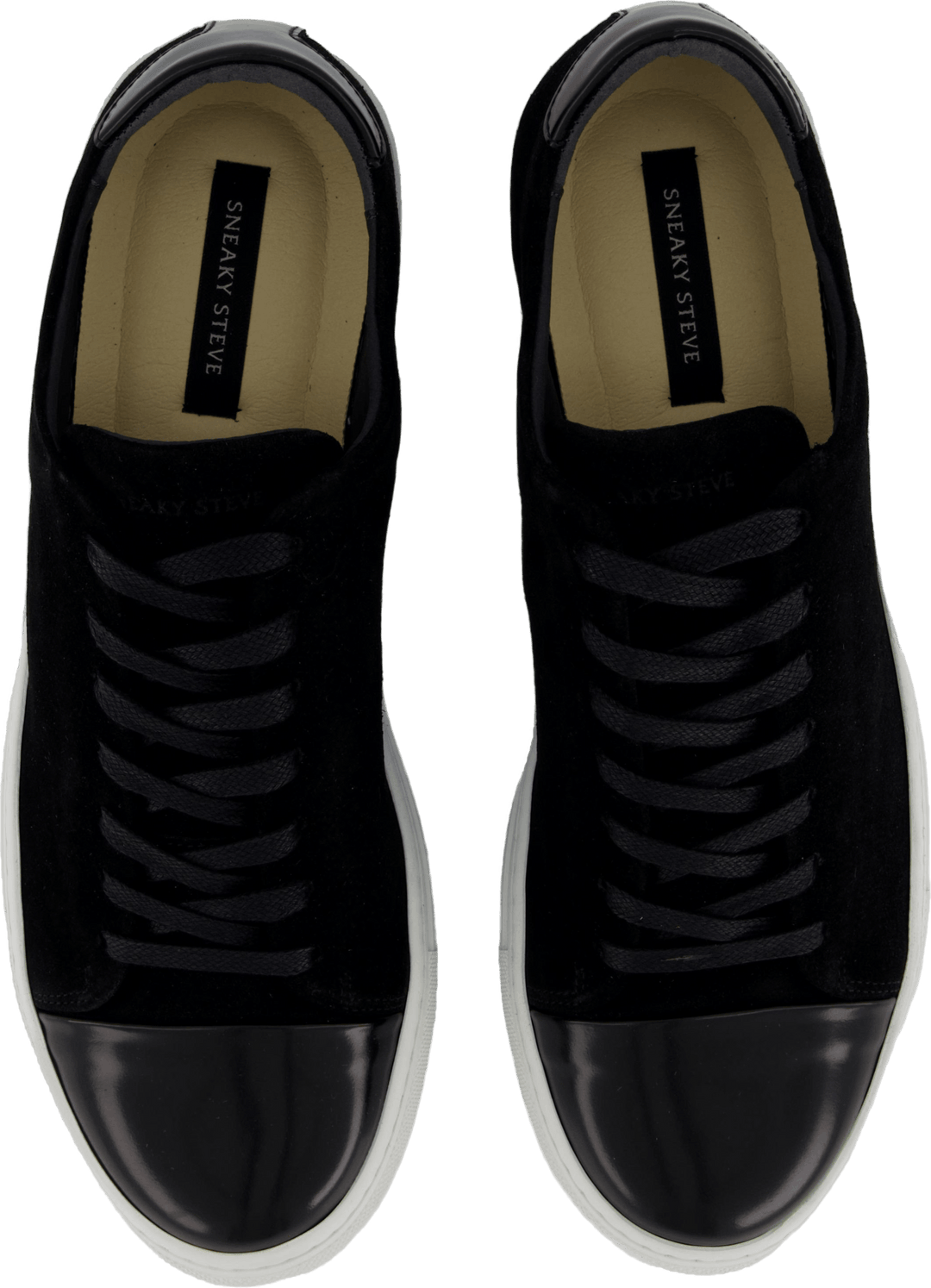 Lescape Suede Noir Brillant