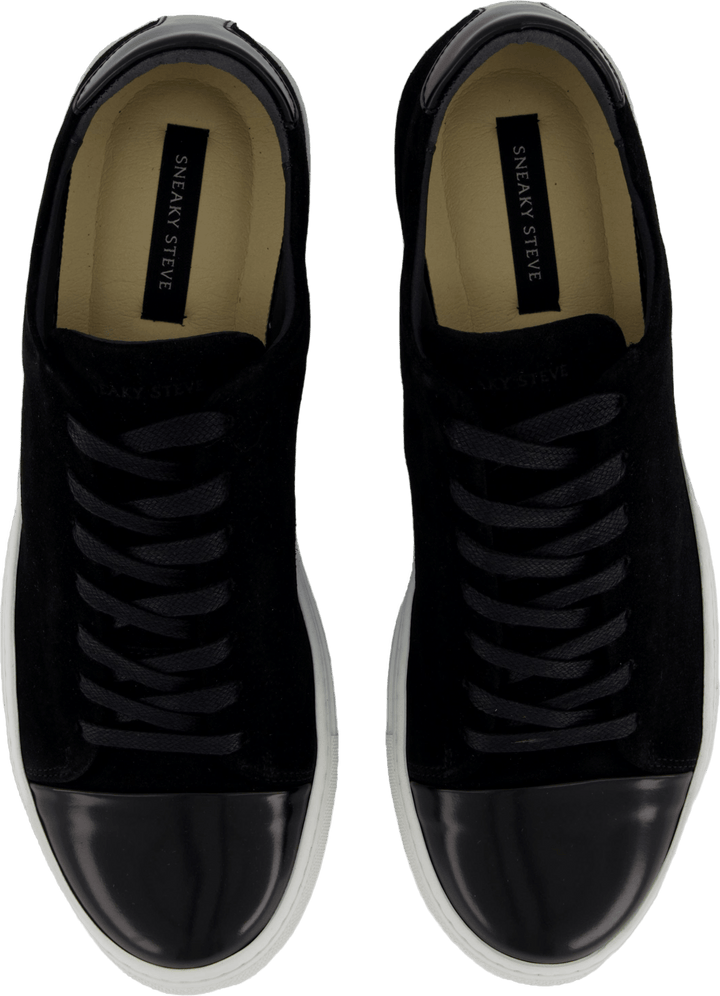 Lescape Suede Noir Brillant
