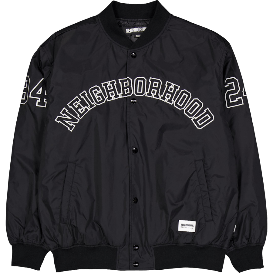 ウェア NEIGHBORHOOD BASEBALL JACKET BLACK baseball jacket black – Footway.com