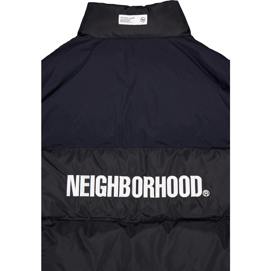 Gilet classico in piuma d'oca nero