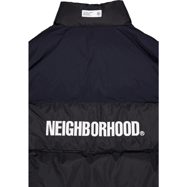 Gilet classico in piuma d'oca nero