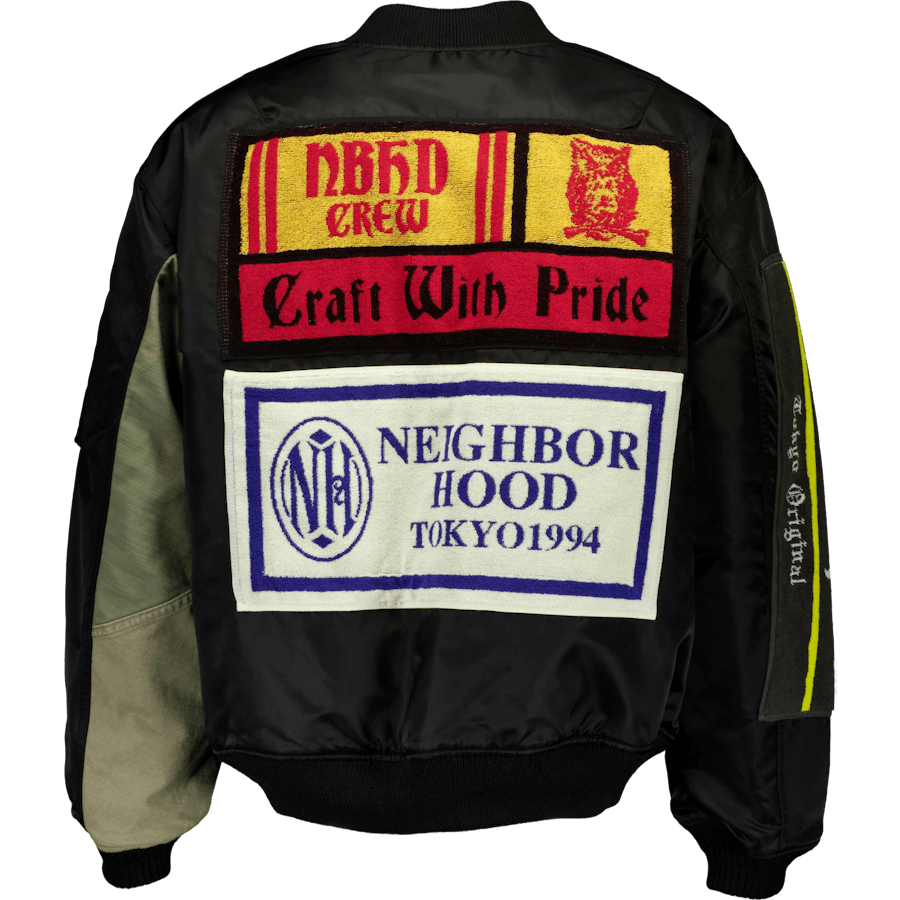 Ma-1 Flight Jacket Mod Schwarz