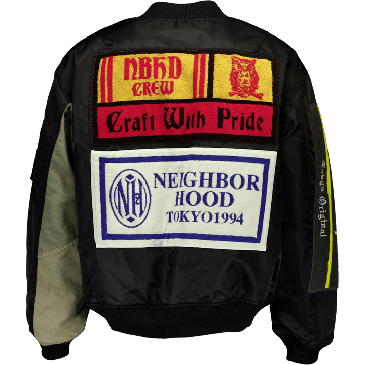 Ma-1 Flight Jacket Mod Schwarz