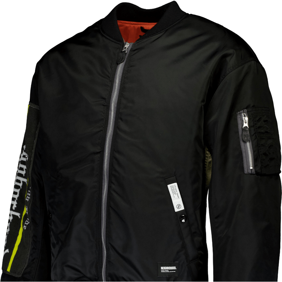 Ma-1 Flight Jacket Mod Schwarz