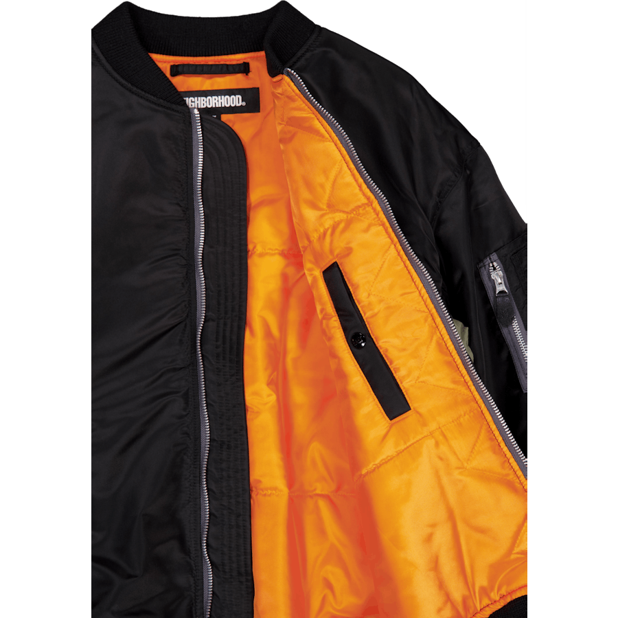 Ma-1 Flight Jacket Mod Schwarz