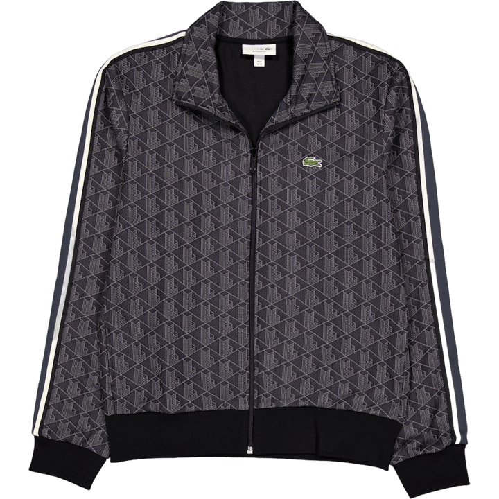 Paris Zip-up Jacquard Track Ja 4pc Schwarz/dunkel Grau