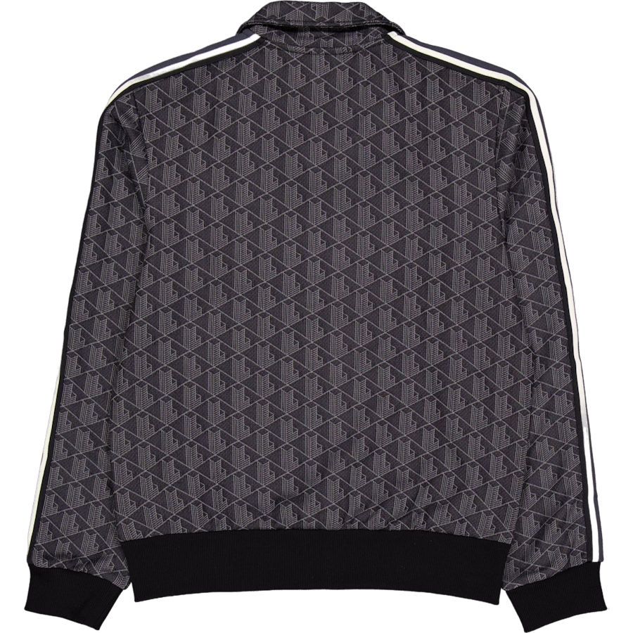 Paris Zip-up Jacquard Track Ja 4pc Schwarz/dunkel Grau