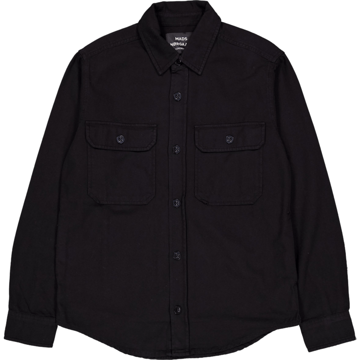 Värjätty kangas Skyler paita 1 Musta