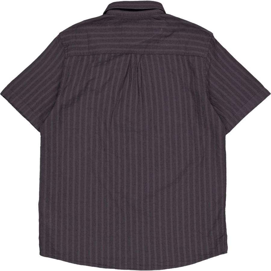 Manches courtes à rayures texturées S W635 Gunmetal