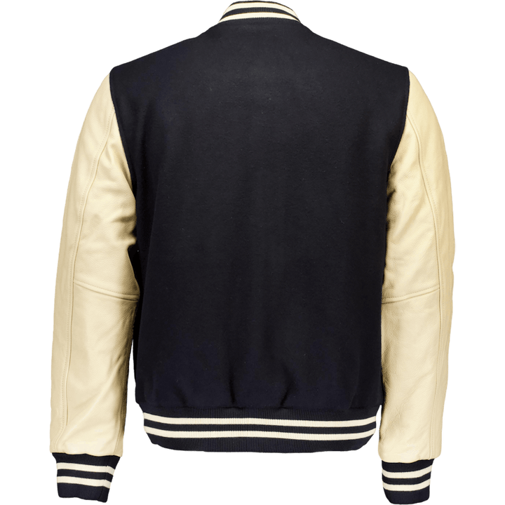 Jacket Varsity Bi Matiere Scho Navy/beige