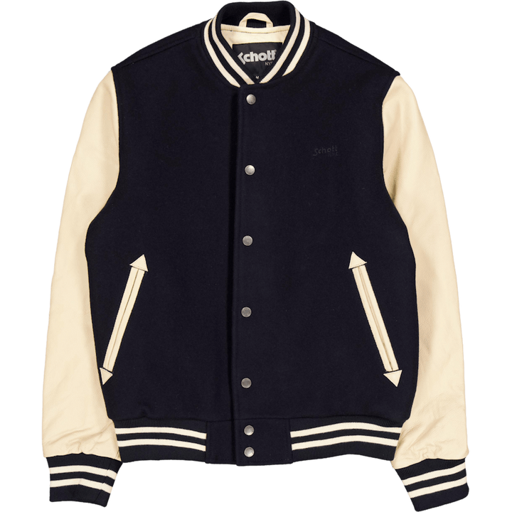 Jacket Varsity Bi Matiere Scho Navy/beige