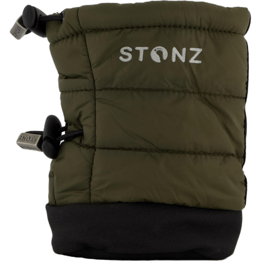Stonz Toddler Puffer Booties Green