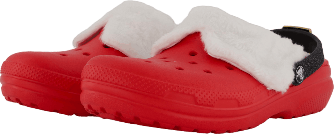 Klassischer gefütterter Santa Clog K Varsity Rot/mehrfarbig
