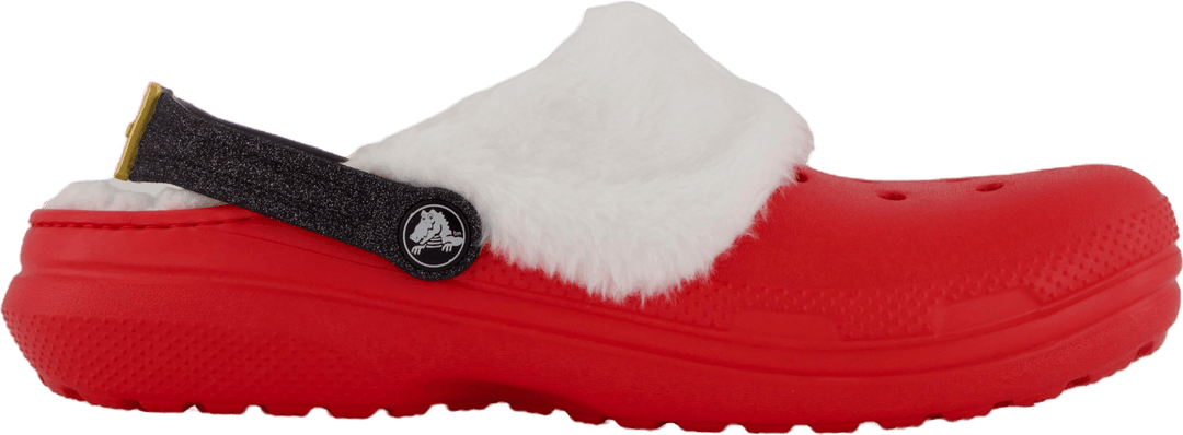 Klassischer gefütterter Santa Clog K Varsity Rot/mehrfarbig