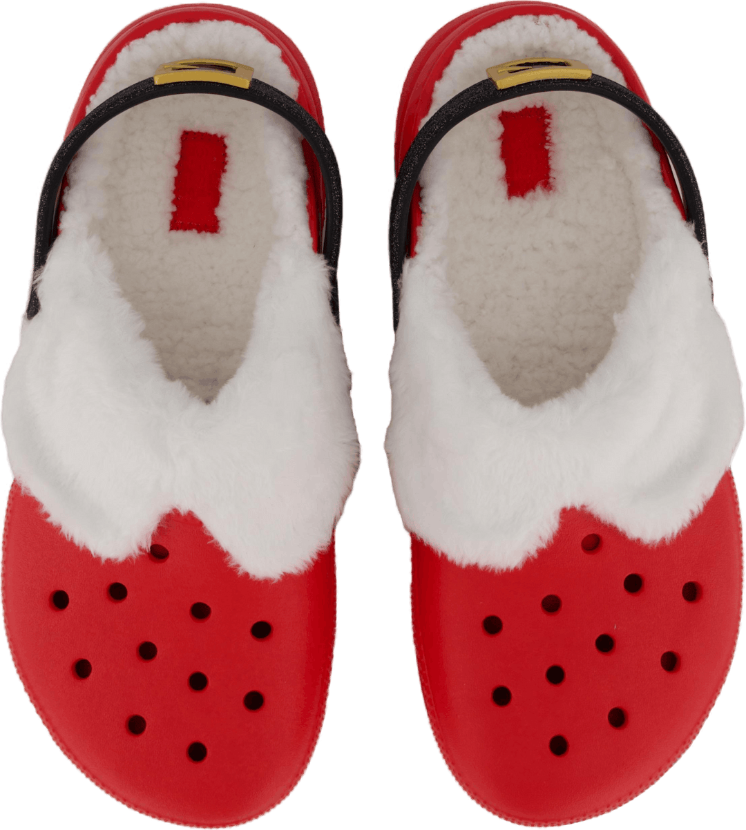 Klassischer gefütterter Santa Clog K Varsity Rot/mehrfarbig