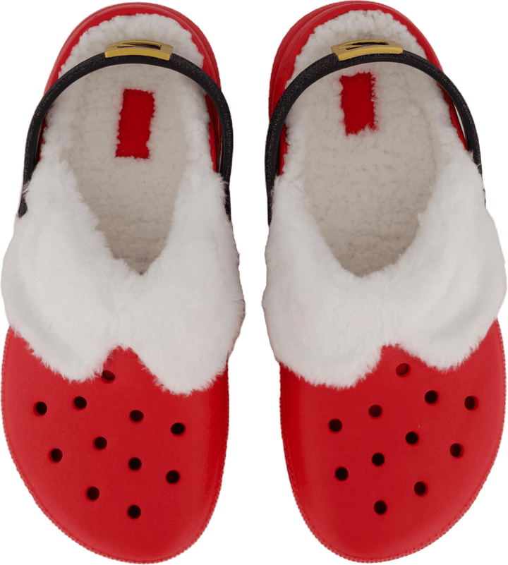 Klassischer gefütterter Santa Clog K Varsity Rot/mehrfarbig