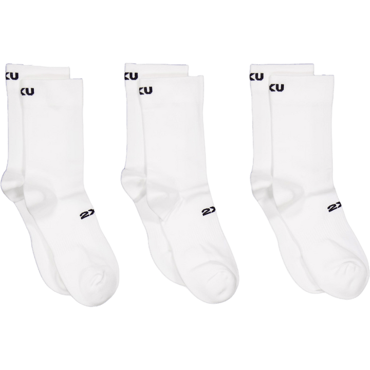 Meias de rede 3 unidades branco/preto