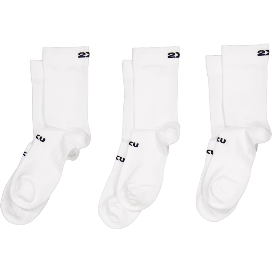 Meias de rede 3 unidades branco/preto