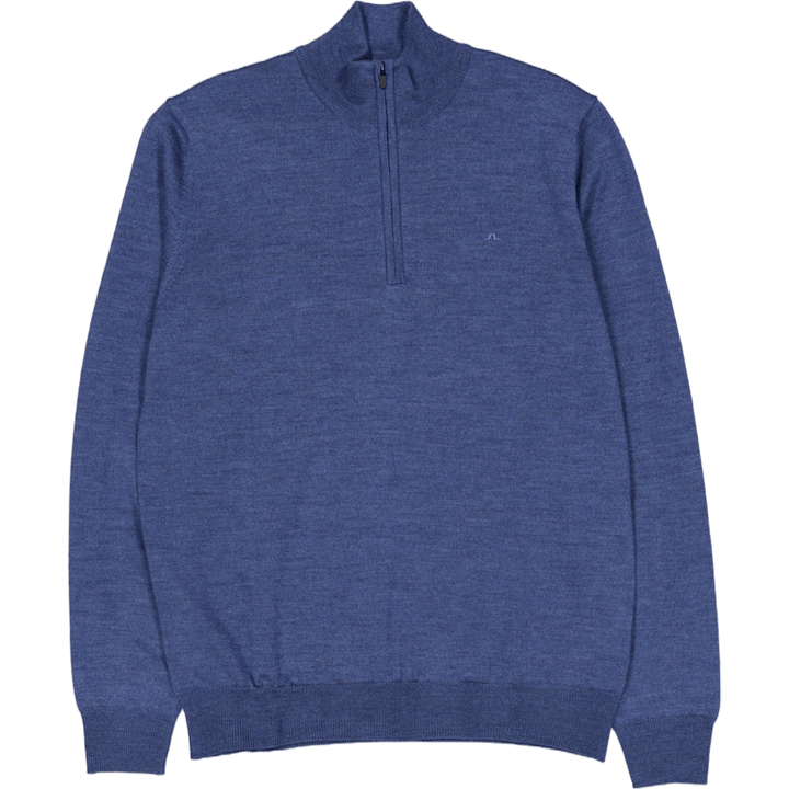 Kiyan Merino Quarter Zip Key Largo Melange