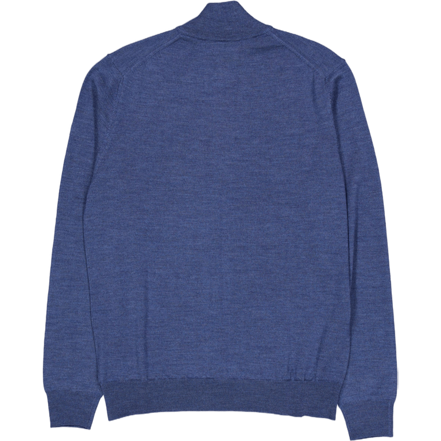 Kiyan Merino Quarter Zip Key Largo Melange