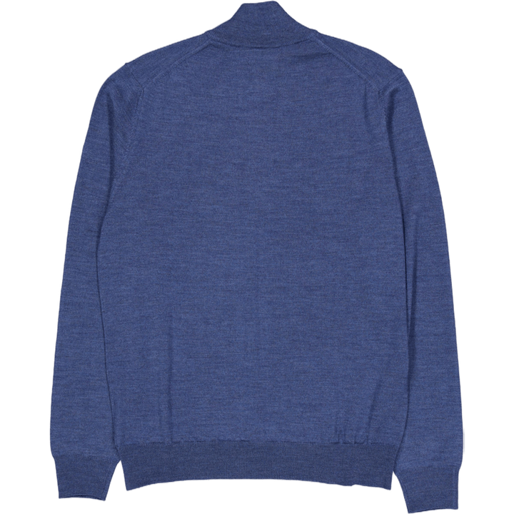 Kiyan Merino Quarter Zip Key Largo Melange