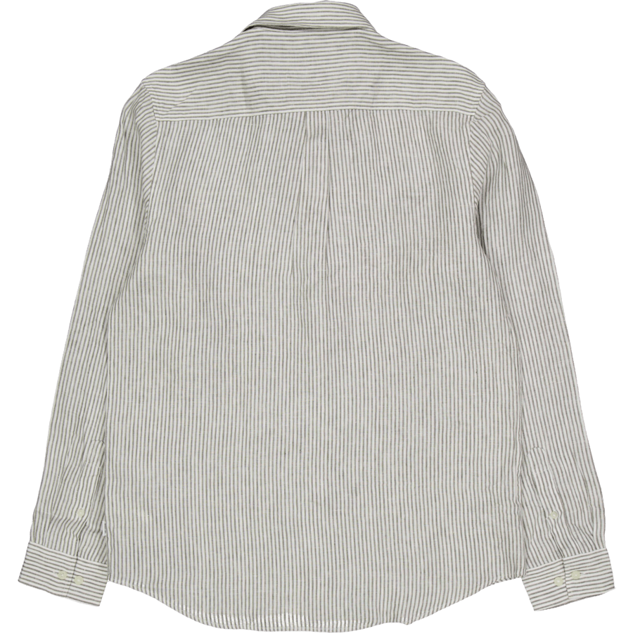 Camicia Kristian Linen B.d. Avorio chiaro/Verde lino