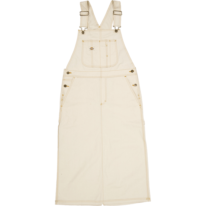 Dickies Bib Long Overall Dress Whitecap Gray