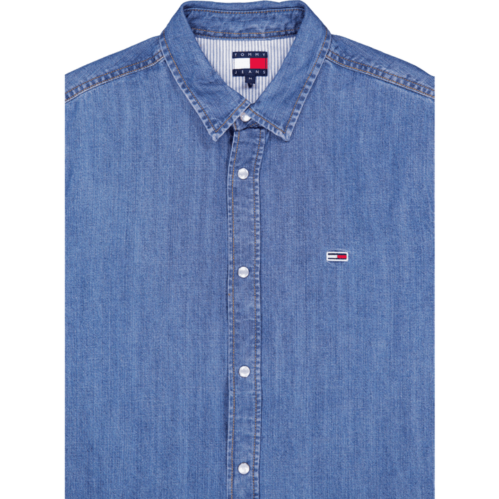 Rglr Fit Shirt Mid Blue Denim