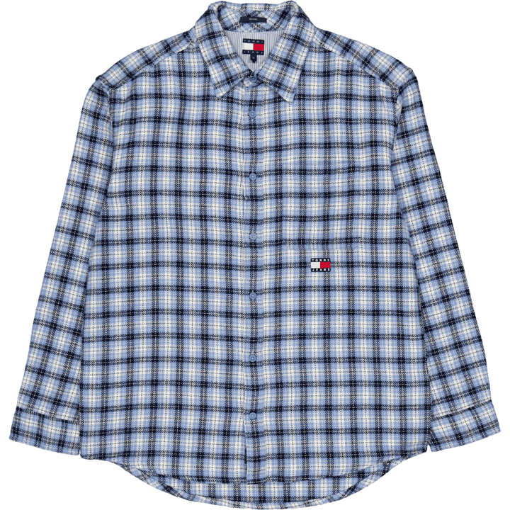 Tjm Badge Flannel Shirt Ext Blue