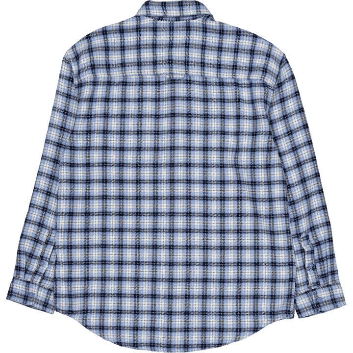 Tjm Badge Flannel Shirt Ext Blue