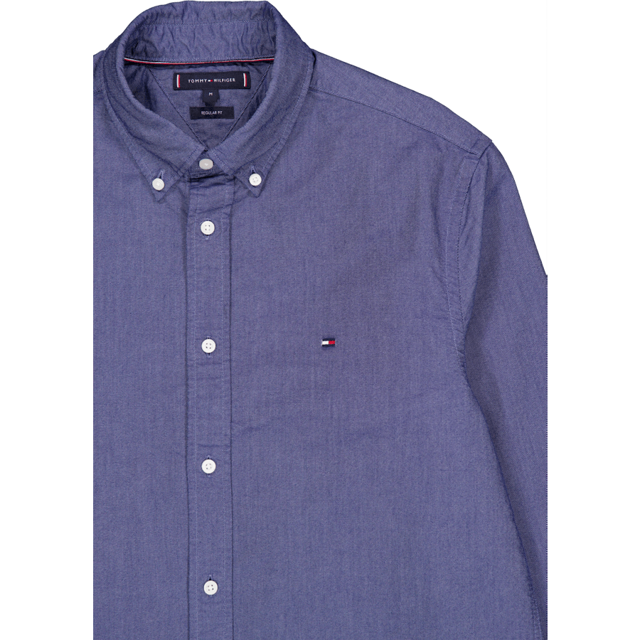 Solid Heritage Oxford Rf Shirt Blue