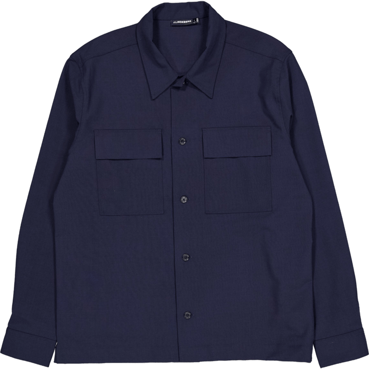 Reid Drape Overshirt Jl Navy