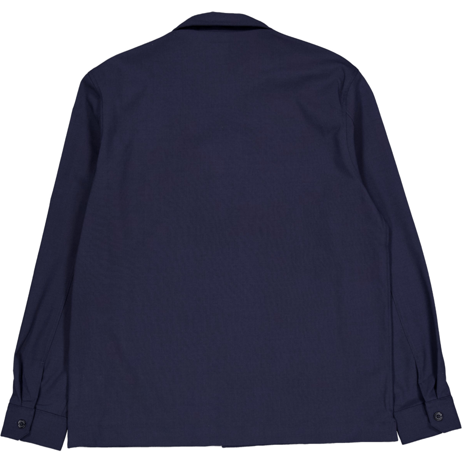 Reid Drape Overshirt Jl Navy