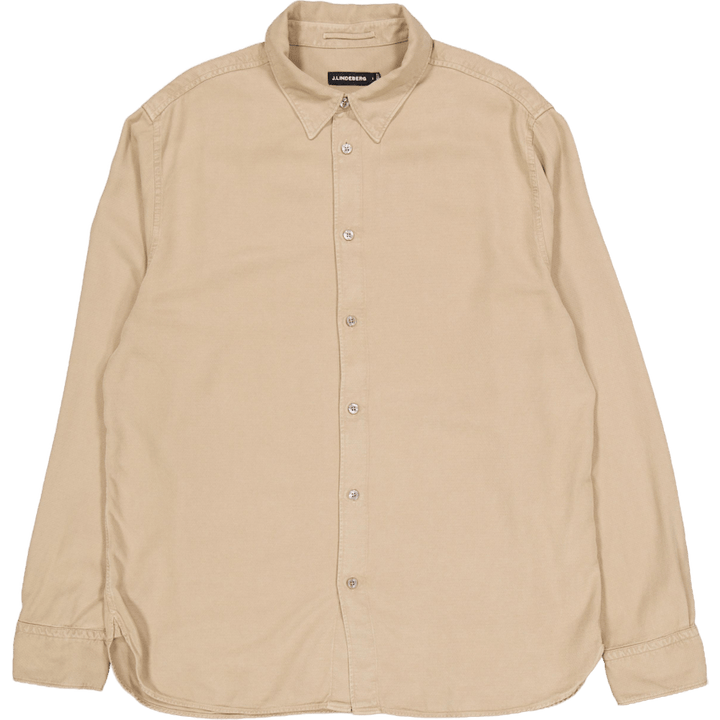 Reg Ls Struct Gmd Tencel Shirt Batique Khaki