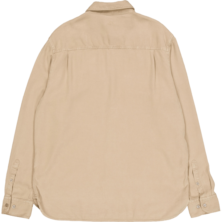 Reg Ls Struct Gmd Tencel Shirt Batique Khaki