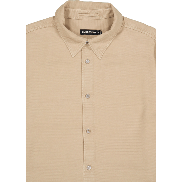 Reg Ls Struct Gmd Tencel Shirt Batique Khaki