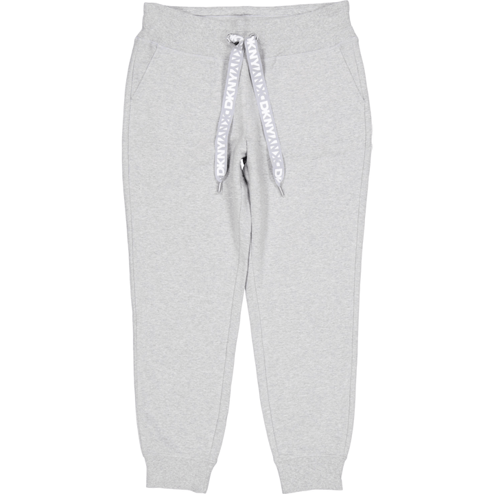 Two Tone Logo Drawcord Jogger Pearl Grey Heather