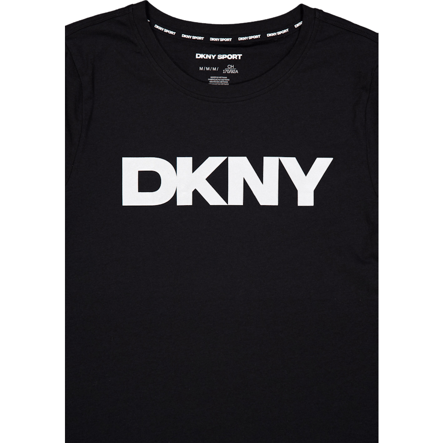 Gewölbtes Dkny Strass Ombre L Schwarz/Silber