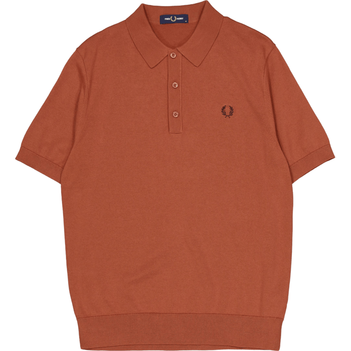 Cotton Knitted Shirt Cinnamon