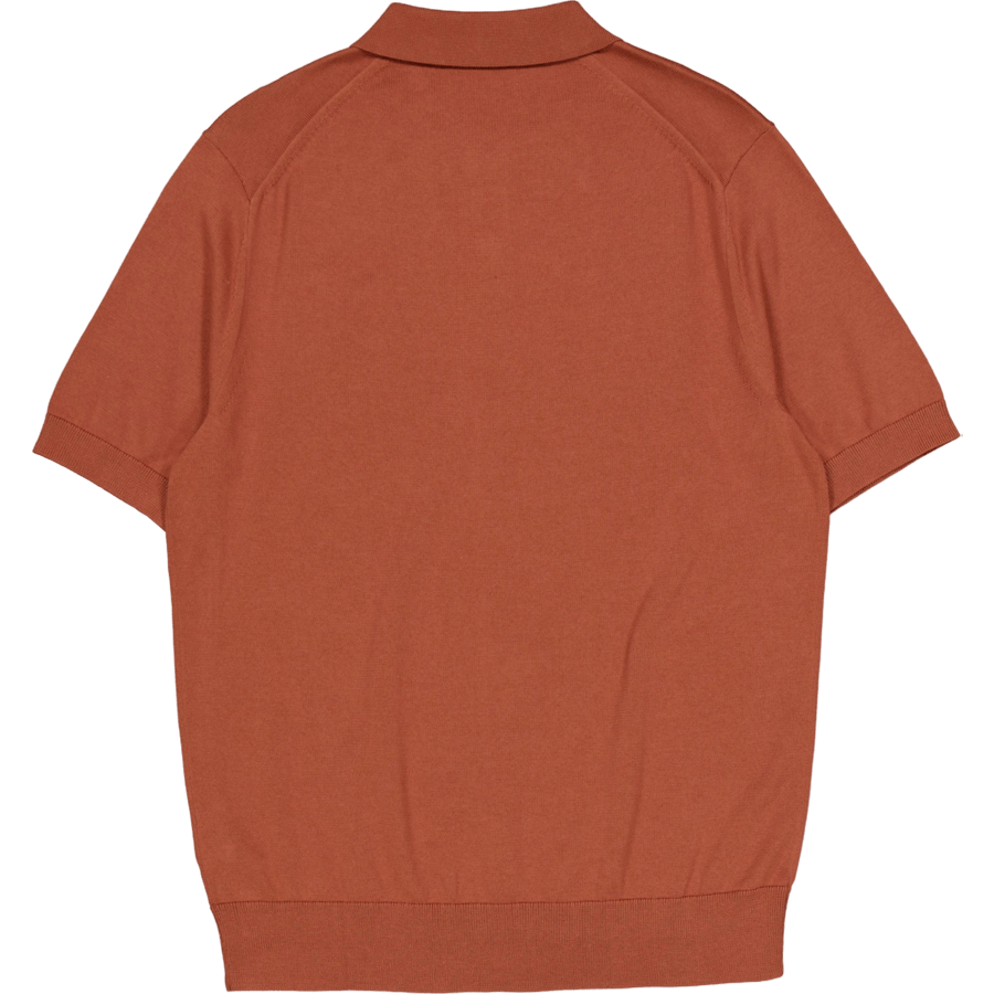 Cotton Knitted Shirt Cinnamon