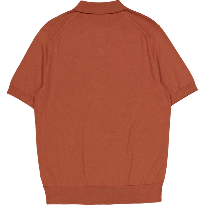 Cotton Knitted Shirt Cinnamon