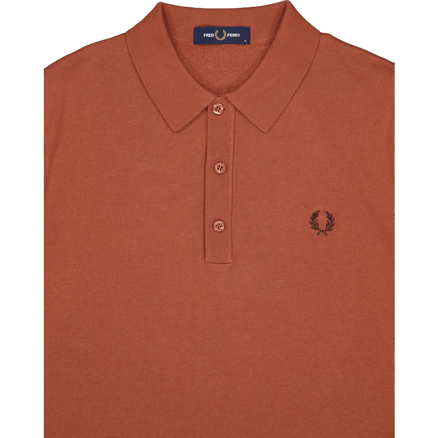 Cotton Knitted Shirt Cinnamon