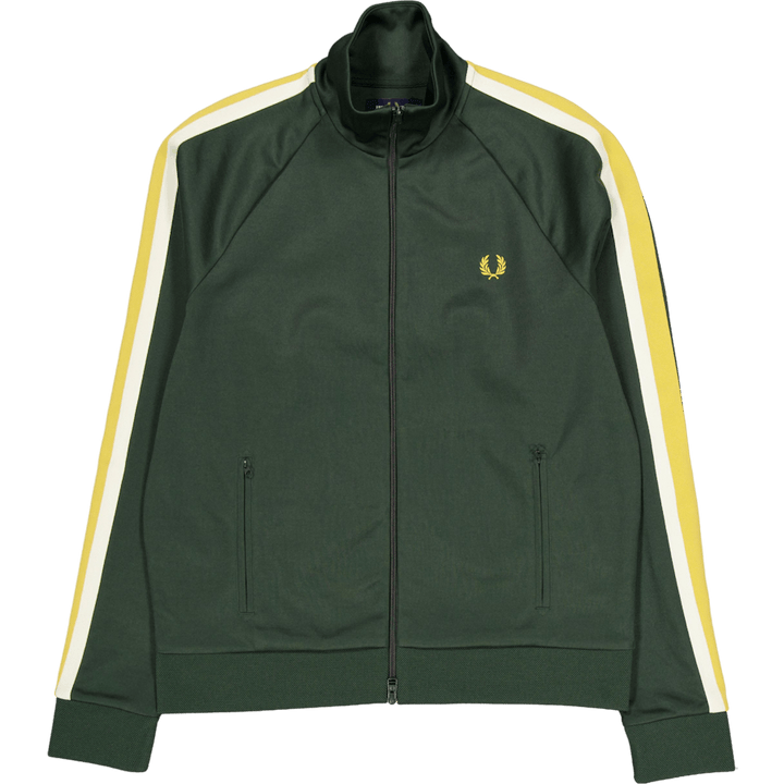 Veste de survêtement à deux bandes vert court