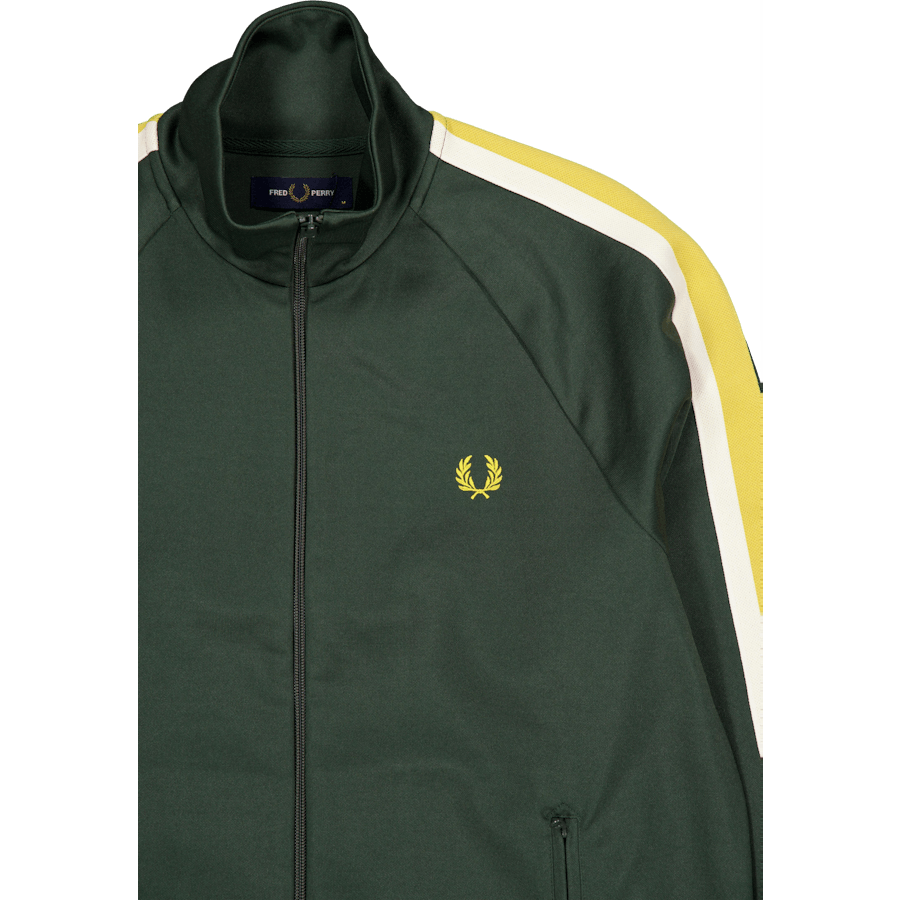 Veste de survêtement à deux bandes vert court