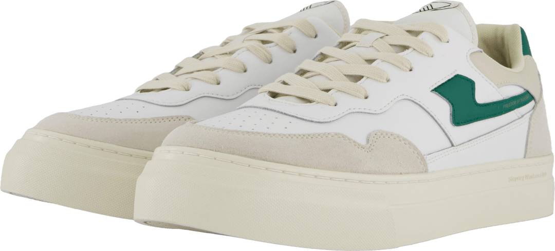 Perle S-strike Leder Spnggrn