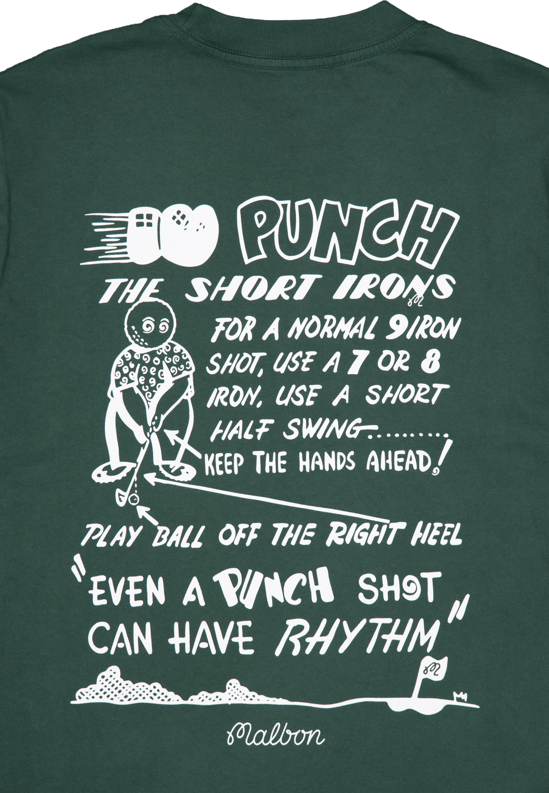 Punch Shot Ss T-shirt Malbon Grün