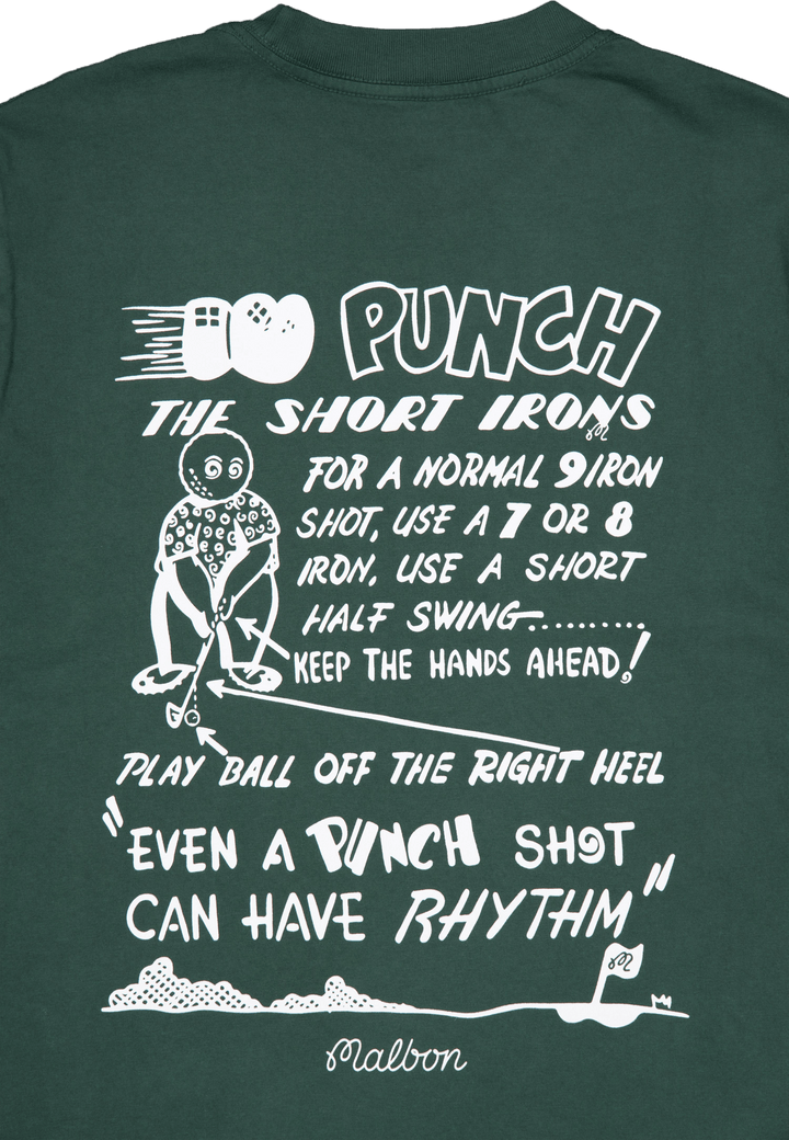 Punch Shot Ss T-shirt Malbon Grün