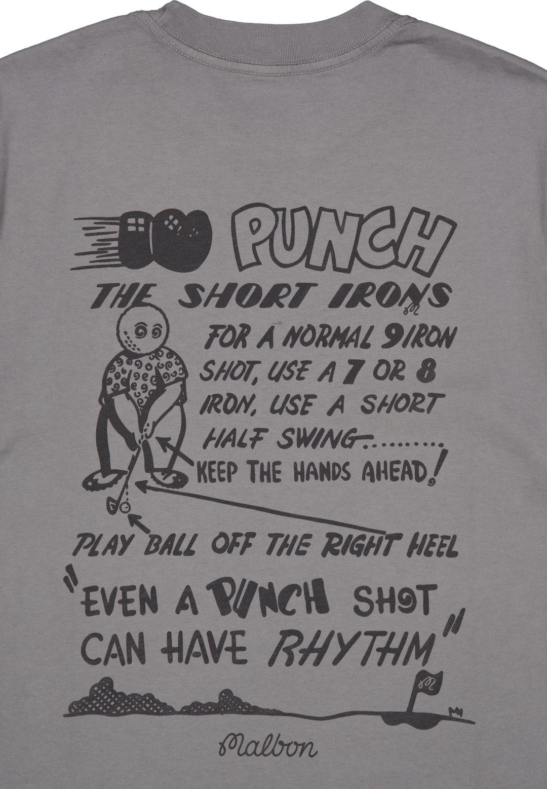 T-shirt Punch Shot Ss Gris anthracite
