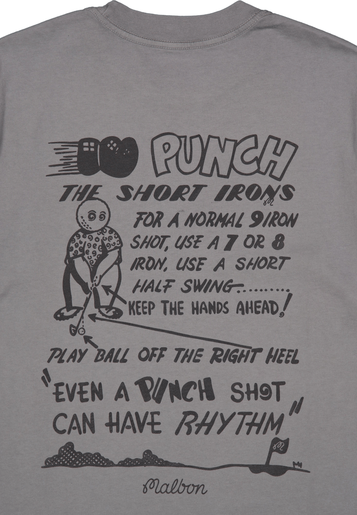 T-shirt Punch Shot Ss Gris anthracite